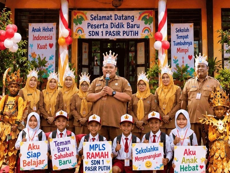 KEGIATAN MPLS Ramah di SDN 1 Pasir Putih Membangun Karakter, Menumbuhkan Semangat Belajar